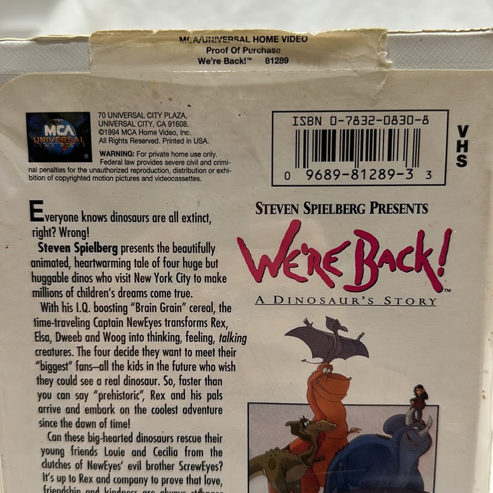 We’re Back, VHS - Picture 10 of 11